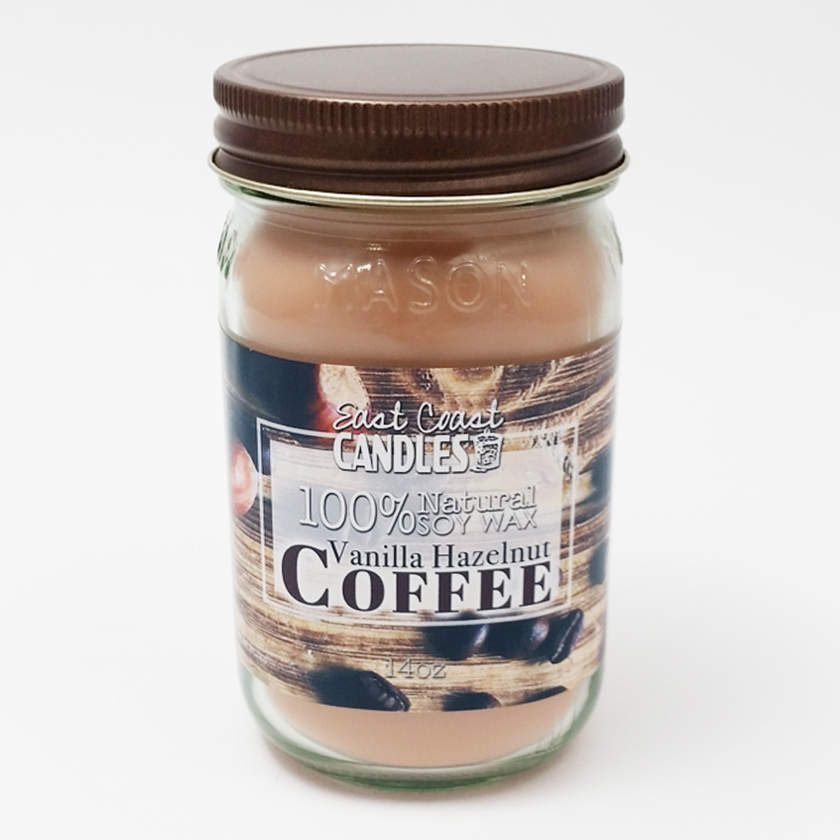 Vanilla Hazelnut Coffee Coffee Scented Soy Candles